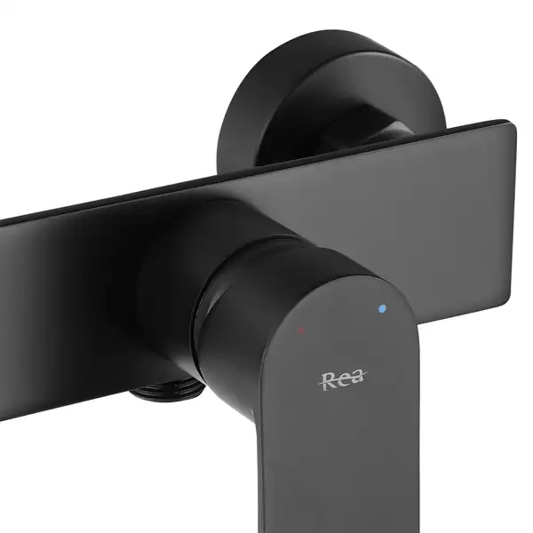 Смеситель для ванны REA URBAN BLACK черный настенный (REA-B9909)