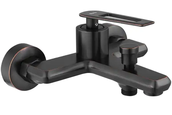 Змішувач для ванни та душу REA BLADE OLD BLACK чорний настінний (REA-B9975) Змішувач для ванни та душу REA BLADE OLD BLACK чорний настінний (REA-B9975)