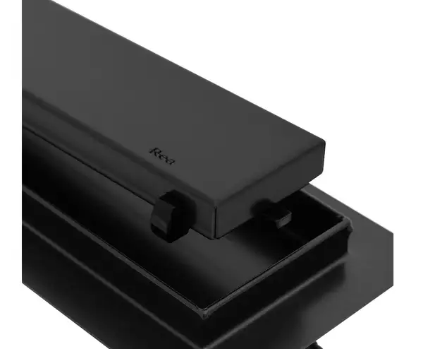 Трап для душа REA NEO PRO BLACK 2в1 черный 50 см (REA-G0999)