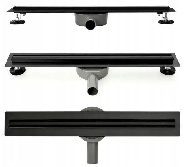 Трап для душа REA NEO SLIM PRO BLACK черный 50 см (REA-G6992)