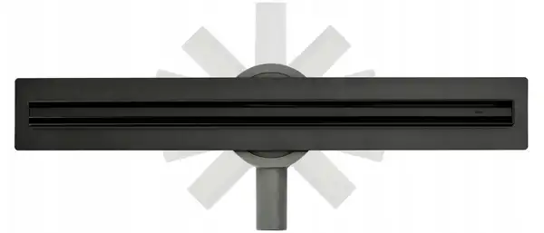Трап для душа REA NEO SLIM PRO BLACK черный 50 см (REA-G6992)