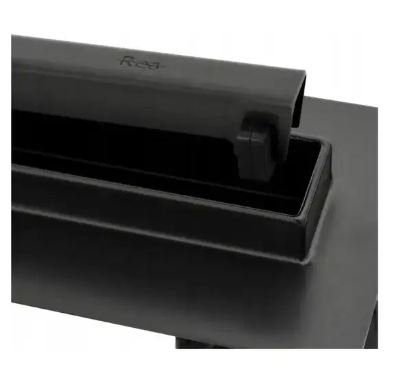 Трап для душа REA NEO SLIM PRO BLACK черный 50 см (REA-G6992)