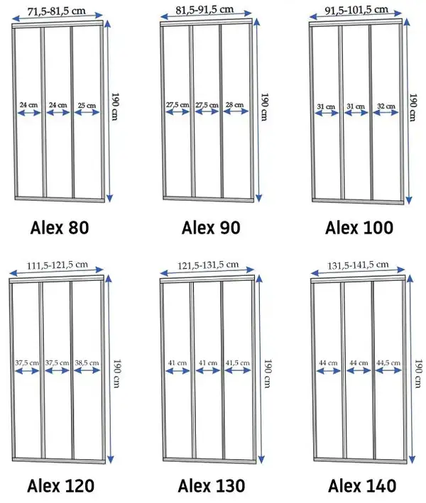 Душевая дверь REA ALEX 120 CHROME (REA-K0921) Душевая дверь REA ALEX 120 CHROME (REA-K0921)