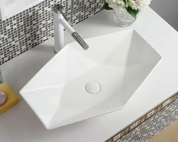 Rea Vegas White Раковина накладна, біла (REA-U6643) Rea Vegas White Раковина накладна, біла (REA-U6643)