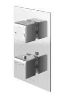 Душевая система с термостатом KOHLMAN EXCELENT 30 CHROME + BOX скрытого монтажа (QW432HQ30)