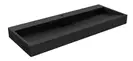 Умывальник (раковина) MEXEN AVA 120 BLACK MATT 1/O накладной подвесной (MEX-23011271)