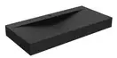 Умывальник (раковина) MEXEN POLI 60 BLACK MATT 1/O черный накладной подвесной (MEX-23026071)