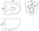 Подвесной унитаз MEXEN LENA CAPPUCCINO MATT (MEX-30224064)