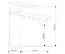 Смеситель для раковины MEXEN ROYO CHROME низкий (MEX-72200-00)