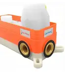 Смеситель для ванны и душа REA LUNGO WHITE MATT + BOX скрытого монтажа (REA-B6440)