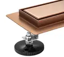 Трап для душа REA PURE NEO BRUSHED COPPER 80 см. (REA-G8022)