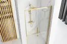 Душевая дверь REA RAPID SLIDE 140 GOLD (REA-K5616)