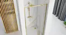 Душевая дверь REA RAPID SWING GOLD 100 (REA-K5619)