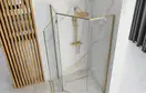 Душова кабіна REA DIAMOND GOLD 80*80 (REA-K6615)