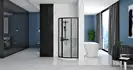 Душевая кабина REA LOOK BLACK 80х80 (REA-K7902)