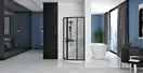 Душевая кабина REA LOOK BLACK 90х90 (REA-K7903)