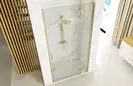 Душевая дверь REA HUGO BRUSHED GOLD 90 (REA-K8411)