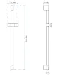 Душевая стойка REA 01 GOLD (REA-P5981)