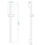 Душевая стойка REA 01 CHROME (REA-P5982)