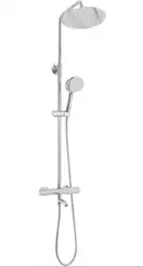 Душевой гарнитур REA LUNGO CHROME с термостатом и изливом (REA-P6607)