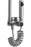 Rea Helix Душевой гарнитур с изливом, хром (REA-P6620)