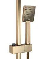 Душевой гарнитур REA JACK BRUSHED GOLD с изливом (REA-P7050)
