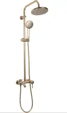Душевой гарнитур REA LUIS BRUSHED GOLD с изливом (REA-P7051)