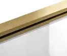 Шторка для ванны REA ELEGANT BRUSHED GOLD 70 постоянная (REA-W6600)