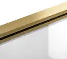 Шторка для ванны REA ELEGANT BRUSHED GOLD 80 постоянная (REA-W6601)