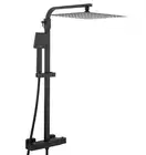 Душевой гарнитур Yoka GOBA 30 BLACK черный с термостатом (BP.GOBA-THERM-30-BLK)