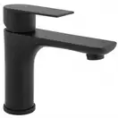 Змішувач для раковини (умивальника) Yoka HUMA 24 BLACK чорний низький (BU.HUMA-24-BLK)