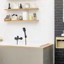 Змішувач для ванни Yoka ADA BLACK чорний настінний (BW.ADA-BLK)