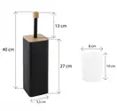 Ёршик для унитаза YOKA  AMBA BLACK BAMBOO (PD.AMBA-BLK)