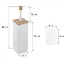 Ёршик для унитаза YOKA AMBA WHITE BAMBOO (PD.AMBA-WHT)