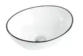 Умывальник (раковина) MEXEN ELZA BLACK EDGE (MEX-21014007)