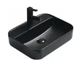 Умывальник (раковина)  MEXEN ALBA BLACK MAT накладной черный матовый (MEX-21955085)