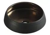 Умывальник (раковина) MEXEN ARIANA BLACK MATT GOLD накладной (MEX-22054366)