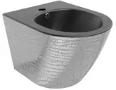 Подвесное биде MEXEN LENA GRAY BLACK MATT с узором (MEX-35224872)
