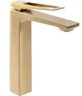 Смеситель для умывальника (раковины) REA PARKER BRUSHED GOLD высокий (REA-B4810)