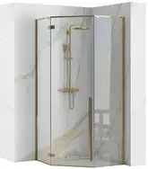 Душова кабіна REA DIAMOND GOLD 80*80 (REA-K6615)