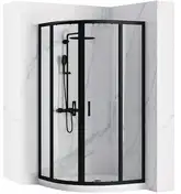 Душевая кабина REA LOOK BLACK 80х80 (REA-K7902)