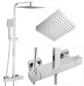 Душевой гарнитур YOKA GOBA 25 CHROME с термостатом (BP.GOBA-THERM-25-CHR)