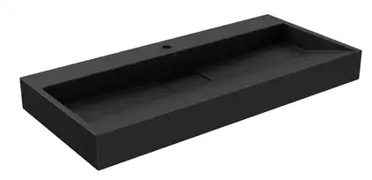 Умывальник (раковина) MEXEN AVA 100 BLACK MATT 1/O накладной подвесной (MEX-23011071) Умывальник (раковина) MEXEN AVA 100 BLACK MATT 1/O накладной подвесной (MEX-23011071)