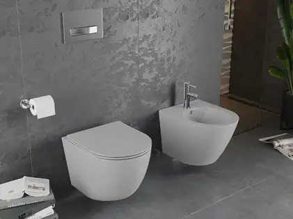 Подвесной унитаз MEXEN LENA LIGHT GREY MATT (MEX-30224061) Подвесной унитаз MEXEN LENA LIGHT GREY MATT (MEX-30224061)