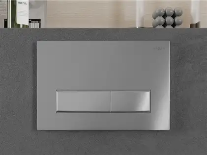 Кнопка смыва для инсталляции MEXEN FENIX 09 DARK CHROME MATT (MEX-600991)