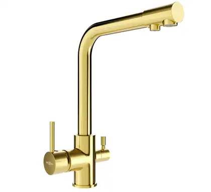 Смеситель для кухни MEXEN DUERO GOLD на две воды (MEX-671600-50)