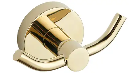 Крючок для полотенец MEXEN REMO GOLD двойной (MEX-70507352-50)