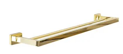 Вешалка двойная для полотенца REA ERLO 02 GOLD (REA-80005) Вешалка двойная для полотенца REA ERLO 02 GOLD (REA-80005)