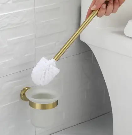 Ёршик для унитаза REA MIST 06 GOLD золотой (REA-80032)
