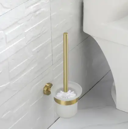 Ёршик для унитаза REA MIST 06 GOLD золотой (REA-80032)